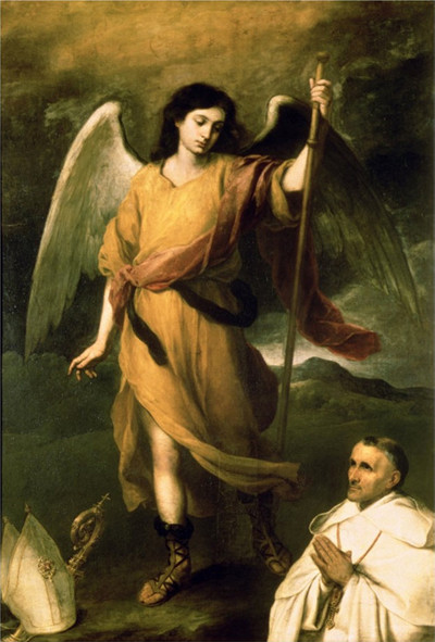 Archangel Raphael-Bartolome Esteban Murillo - 400