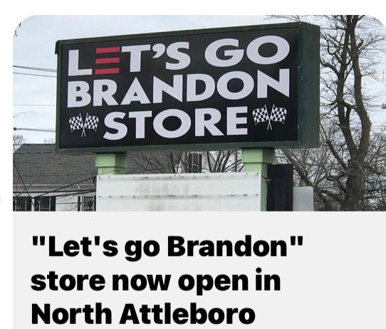 Let's Go Brandon store opens in North Attleborough