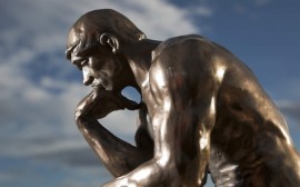 Philosopher, The Thinker, Musee Rodin, Statue