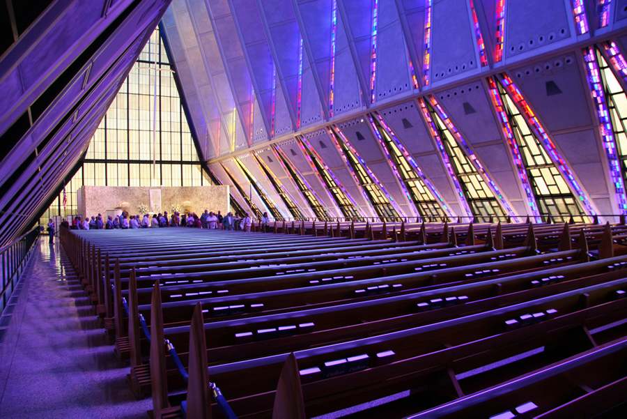 Beautiful Churches United States Air Force Academy Cadet Chapel